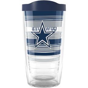 Tervis NFL Dallas Cowboys-Hype Stripes Insulated Tumbler, 16oz, Classic