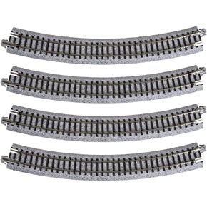 Kato N Scale Unitrack - 13 3/4" 348mm Radius Curved Track - 30 Degree - 4 Per Package KA-20-130