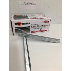 SPOTNAILS 87006. 71 OR C Series STATPLES. 3/8" Length. Sold by 15 Boxes/CASE