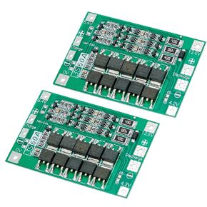 2Pcs 3S 11.1V 12.6V 25A with Balance 18650 Li ion Lithium Battery PCB Protection Board with Over Charge Discharge Over Current Protection for LED Light Backup Power Supply