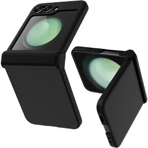 for Samsung Galaxy Z Flip 5 Case with Hinge Protection, Slim Thin Shockproof Hard Protective Phone Case Cover (Green)