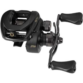 Lew's BB1 Pro Baitcast Fishing Reel, Left-Hand Retrieve, 7.5:1 Gear Ratio, 10 Bearing System with Stainless Steel Double Shielded Ball Bearings