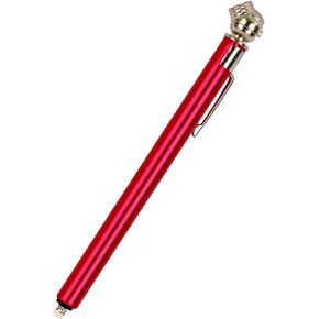 WYNNsky Bike Pencil Style Tire Gauge 20-120 PSI for Use on Trucks, RVs and Bicycle Tires Red