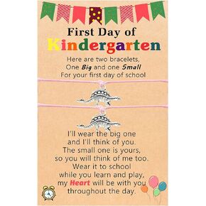 First Day of School Bracelet Back to School Gift Bracelet Kindergarten Bracelet Mommy and Me Mother Daughter Wish Bracelets Set for Mommy and Me First Day of School Jewelry Gifts
