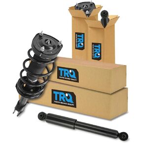 TRQ 4 Piece Front & Rear Strut & Spring Shock Absorber Kit Set for 2015-2017 Chevy City Express / 2013-2017 Nissan NV200