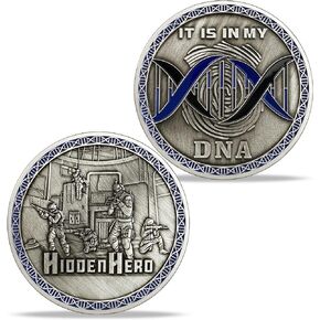EMS EMT Challenge Coin First Responder Hidden Hero Emergency Medical Coins Collection Gift - It is in My DNA