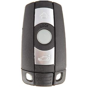 ECCPP KR55WK49123 Uncut 3 Buttons Ignition Key Fob Replacement for B MW 128i 135i 325i 328i 335i 525i 528i 530i 535i 550i 650i M5 M6 X5 X6 KR55WK49123