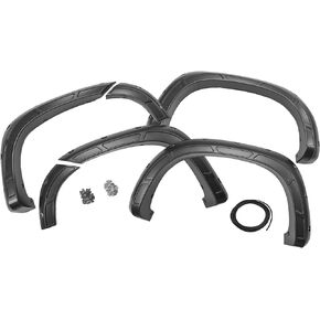 Rough Country Defender Fender Flares for 2019-2022 Chevy 1500 - A-C12211-GBA