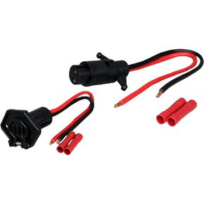 Pactrade Marine Boat Trolling Motor Plug & Socket Set 2-Wire 8 Gauage 12V