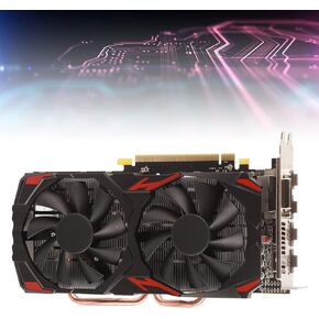 Pissente 256bit Graphics Card RX 580 Graphics Card, for Home Office GDDR5 Graphics Card Gaming Graphics Card 8GB Graphics Card 6 Cables