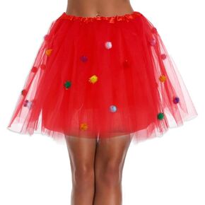 Layered Soft Tulle Tutu Skirt Ball Ballet Dance Skirt Tape Lining Skirt Dresses Cosplay Party for Women and Kids