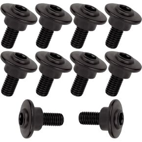 10 Pcs - M5 * 12.5 14 - for Ducati Motorcycle Fairing Shell Stainless Steel Screws Bolt Kit, for Ducati Panigale V2 V4 / 848~1299 / Streetfighter Supersport 950 (Black - 10 Pcs, M5 x 14mm)