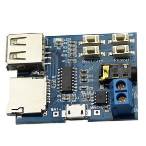 TF Card U Disk MP3 Format Decoder Board Amplifier Decoding Audio Player Module Z