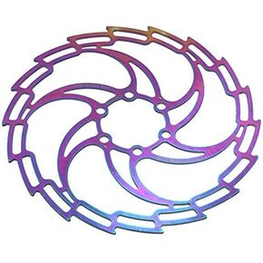 Vbestlife 160mm 180mm 203mm Stainless Steel Disc Brake Rotor for Road Bike, Mountain Bike, MTB, BMX (160MM)