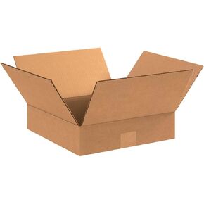 AVIDITI 11 x 11 x 3 Corrugated Cardboard Boxes, Flat 11"L x 11"W x 3"H, Pack of 25 | Shipping, Packaging, Moving, Storage Box for Home or Business, Strong Wholesale Bulk Boxes