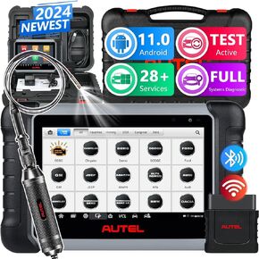 Autel Scanner MaxiCOM MK808Z-BT (Same As MK808BT Pro) with 60$ MV108: 2024 Upgraded of MK808BT/MK808S, Android 11 Based Bi-Directional Control Scan Tool, 28+ Services, All System Diagnostics(Original)