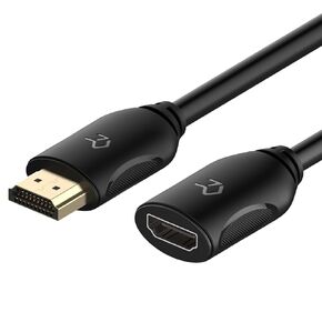 Rankie HDMI Extension Cable, High Speed HDMI Extension Cable Male to Female with Ethernet, 3 Feet