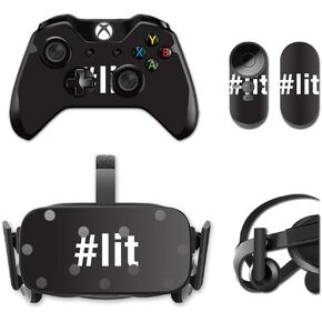 MightySkins Skin Compatible with Oculus Rift CV1 – Lit 2 | Protective, Durable, and Unique Vinyl Decal wrap Cover | Easy to Apply, Remove, and Change Styles | Made in The USA