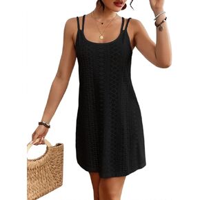 Bsubseach Beach Cover Up Sleeveless Sexy Cover Ups for Swimwear Women Vacation Outfits for Women
