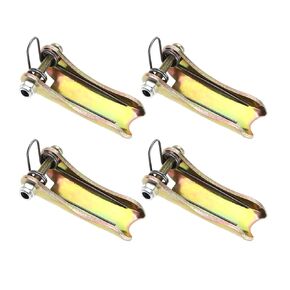 Create idea 4pcs 2 Inch 52mm Anti Trip Safety Latch Metal Towing Receiver Hook 1.9mm Thickness Steel Plate Hook Safety Latch Replacement for Crane Hook Trailer