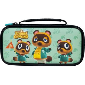 Game Traveler Animal Crossing Nintendo Switch Case - Switch OLED Case for Switch OLED & Switch, Adjustable Viewing Stand & Bonus Game Cases, Deluxe Carry Handle, Licensed Nintendo Switch Game Case