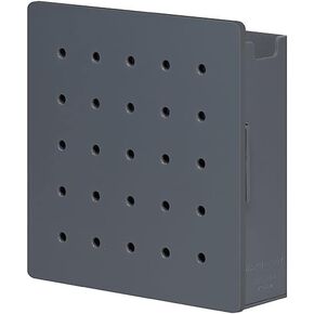 King Jim Halpeggy PGH150 Cre Storage Box, Storage with Perforated Board, Size S, Gray