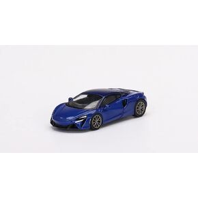 True Scale Miniatures Model Car Compatible with McLaren Artura Volcano Blue 1/64 Diecast Model Car MGT00430