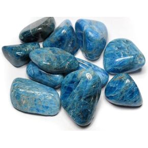Pachamama Essentials Blue Apatite Tumbled - Healing Stone - Crystal Healing 20-25mm (1)