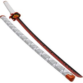 Armory Replicas™ - Demon Slayer Katana Collection - Replica Swords of The Nine Hashira - Handcrafted Carbon Steel Blades with Wooden Scabbards - Anime Collectibles