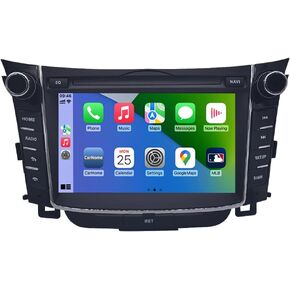 7" Android 13 for Hyundai i30 Radio Elantra GT 2 Generation Car Stereo 2011-2017 Head Unit Navi GPS Multimedia WiFi Steering Wheel Control CarPlay Android Auto