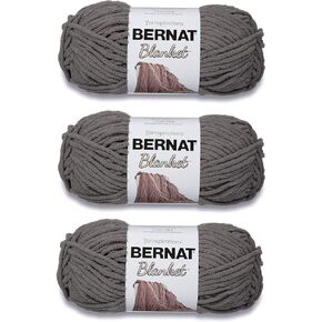 Bulk Buy: Bernat Blanket Yarn (3-Pack) Dark Grey 161200-44