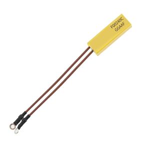 2PCS Ceramic Thermal Fuse 10A 250 V 240? Thermal Fuse Compatible with Curling Irons Hair Straighteners Overheating Protection ABS Alloy Wire