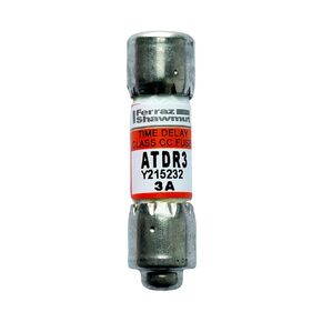 New OEM ATDR3 ATDR-3 ATDR-3A 600Vac Time Delay Fuse, Pack of 10
