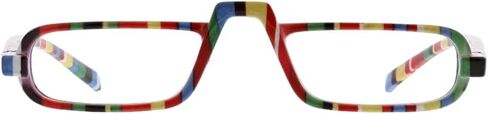 نظارات قراءة Peepers من PeeperSpecs Fruit Stripe Gum مستطيلة الشكل، متعددة الألوان، 45 + 4 in Kuwait