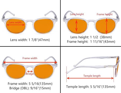 Eyekepper 5-Pack Oval Round Spring Hinges Reading Glasses Includes Sunshine Readers in Saudi Arabia