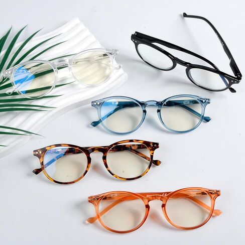 Eyekepper 5-Pack Oval Round Spring Hinges Reading Glasses Includes Sunshine Readers in Saudi Arabia