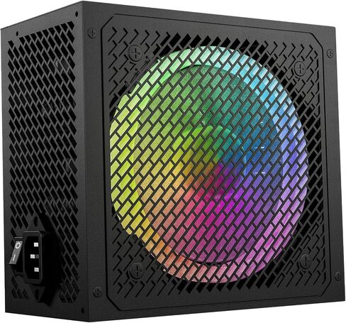 مصدر طاقة 750 وات، 80 Plus Gold Modular PCIe 5.0 & ATX 3.0 Gaming PSU، مروحة FDB صامتة مقاس 120 مم، ضمان أسود لمدة 5 سنوات in Kuwait