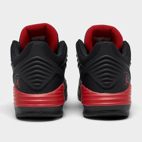 Jordan Max Aura 5 Men's Shoes (DZ4353-006, Black/Black/University Red) Size 9 in Saudi Arabia