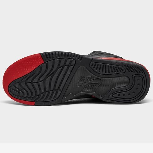 Jordan Max Aura 5 Men's Shoes (DZ4353-006, Black/Black/University Red) Size 9 in Saudi Arabia
