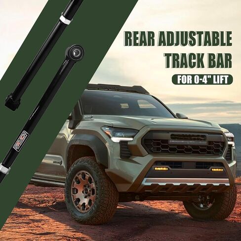 شريط مسار خلفي قابل للتعديل لرفع 0-4 بوصة - يناسب 2003-2023 Toyota 4Runner، 2007-2014 FJ Cruiser، 2003-2009 Lexus GX470، 2010-2023 Lexus GX460 شريط مسار قابل للتعديل in Kuwait