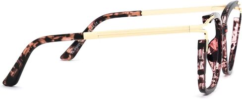 Zeelool Square Blue Light Blocking Glasses for Women Fashion Fake Glasses with Spring Hinges Chic Full Frame Glasses in Saudi Arabia