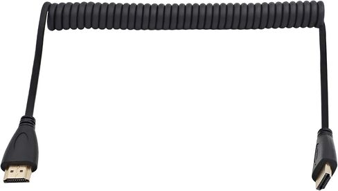 كابل ملفوف 4K 60 هرتز HDMI إلى HDMI 18 جيجابت في الثانية ثلاثي الأبعاد HDR MetaData متوافق مع الشاشة والكاميرا وبطاقات الالتقاط، 79 بوصة in Kuwait