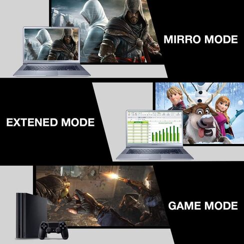 كابل HDMI عالي السرعة من C&E مع إيثرنت أسود، (3 أقدام/0.9 متر)، يدعم 4K، ثلاثي الأبعاد وإرجاع الصوت (10 عبوات) in Saudi Arabia