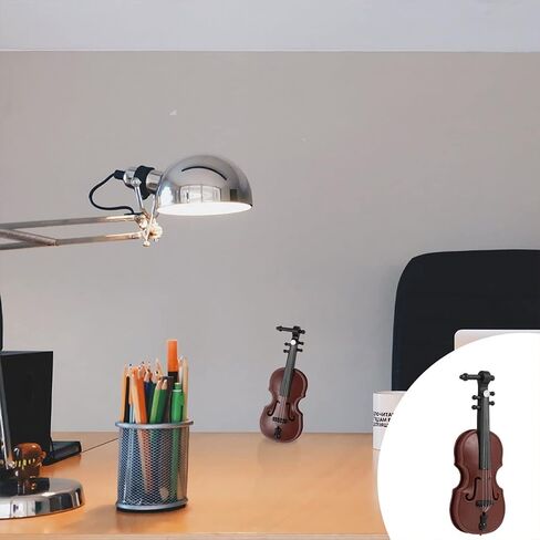 SAFIGLE 8 Sets of Mini Violin Christmas Ornaments - Tiny Musical Instrument Models for Kids, Perfect Holiday Decorations or Gifts for Music Lovers Violin Keychain Miniatures in Saudi Arabia