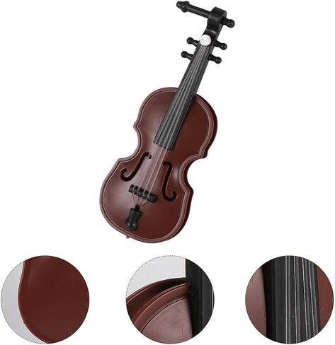 SAFIGLE 8 Sets of Mini Violin Christmas Ornaments - Tiny Musical Instrument Models for Kids, Perfect Holiday Decorations or Gifts for Music Lovers Violin Keychain Miniatures in Saudi Arabia