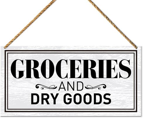 ديكور لافتة خشبية لغرفة المؤن، ديكور جدار باب غرفة المؤن المنزلية لتزيين مطعم المزرعة والمطبخ in Kuwait