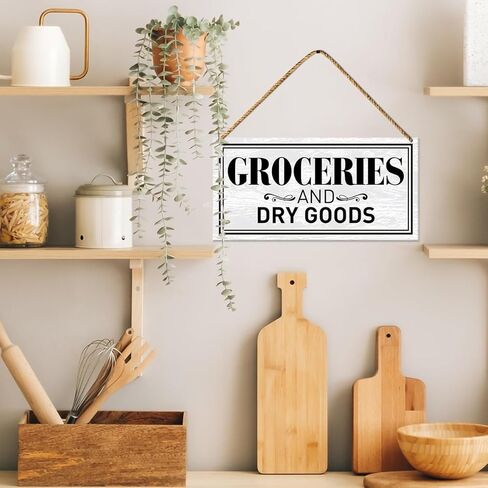 ديكور لافتة خشبية لغرفة المؤن، ديكور جدار باب غرفة المؤن المنزلية لتزيين مطعم المزرعة والمطبخ in Kuwait