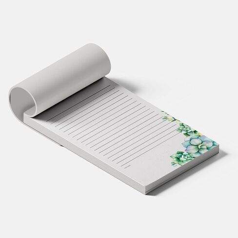Succulents Lined Notepad, 5x8 in, 100 Sheets in Saudi Arabia