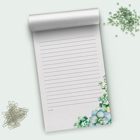 Succulents Lined Notepad, 5x8 in, 100 Sheets in Saudi Arabia