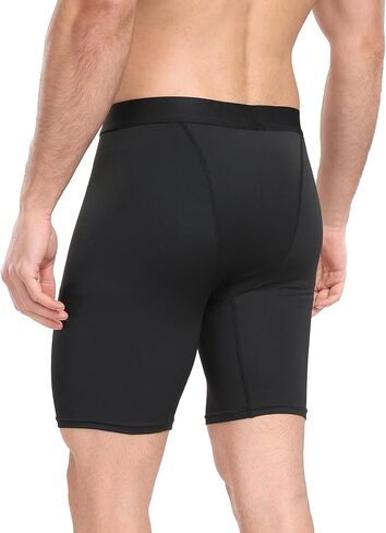 4 Pack Compression Workout Shorts Men Performance Sports Baselayer Athletic Running Shorts Underwear Spandex in Saudi Arabia
